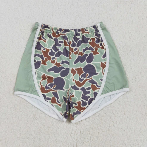 5.9 SS0529 Baby Girls Green Camo Shorts Bottoms