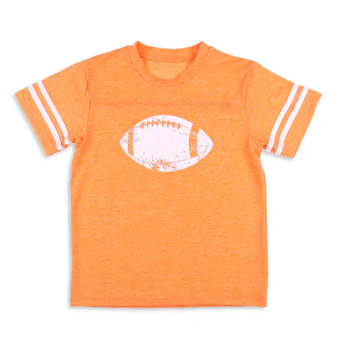 9.27 BT1379 Baby Boys Orange Footballs Team Tee Shirts Top Preorder