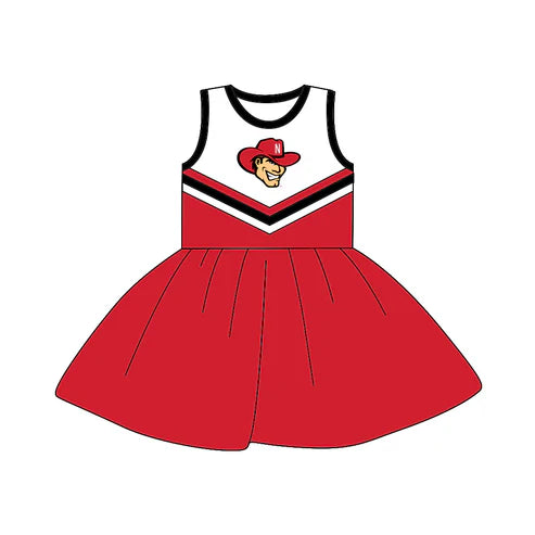 5.2 Baby Girls Team Sleeveless 3 A-Line Dresses Preorder(moq 3)