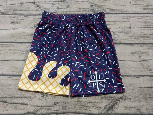 5.2  Baby Boys Navy Team Shield Shorts Bottoms Preorder(moq 3)