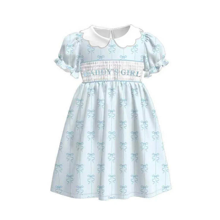 11.6 MOQ：5pcs GSD3042 pre-order toddler clothes daddy’s girl summer dress