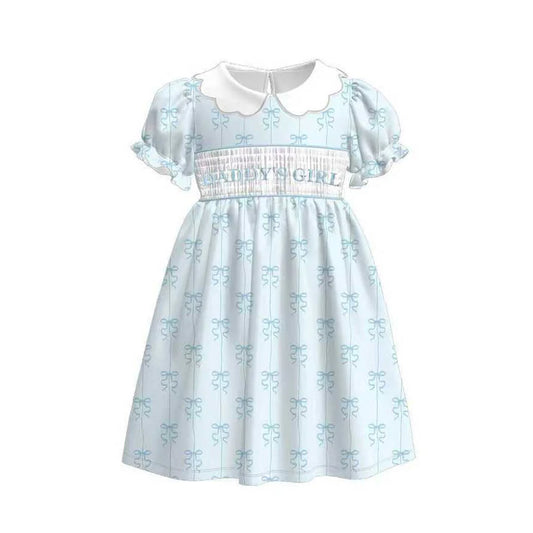 11.6 MOQ：5pcs GSD3042 pre-order toddler clothes daddy’s girl summer dress