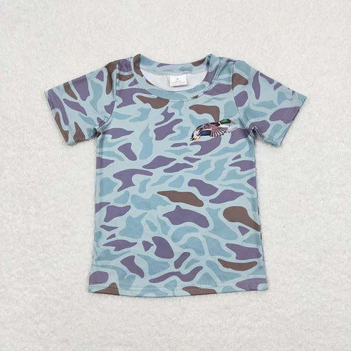 5.10 Sibling Baby Boys Camouflage Hunting Short Sleeve Tee Shirts Tops