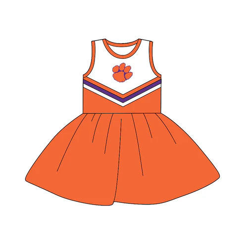 5.2 Baby Girls Team Sleeveless 19 A-Line Dresses Preorder(moq 3)