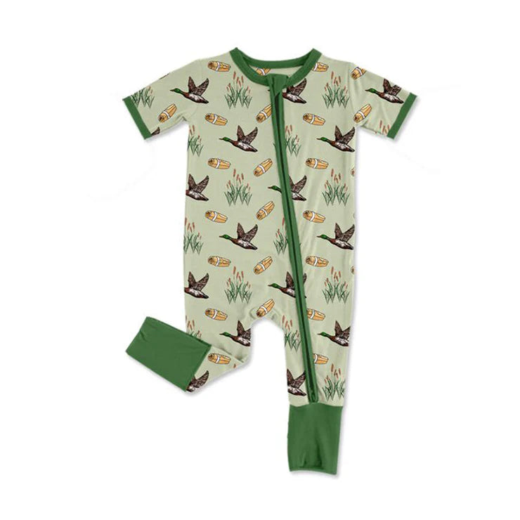 11.8 MOQ:5pcs SR3498 pre-order baby boy clothes hunting toddler boy summer romper