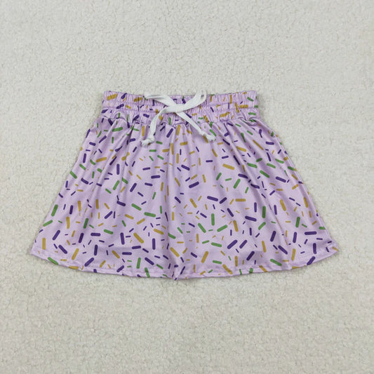 12.13 GLK0144 Baby Girls Purple Sprinkles Team Skirts Shorts Bottom