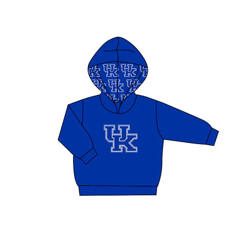 7.31 Custom Moq 5 Baby Boys Hot Blue Long Sleeves UK Team Hoodies Top