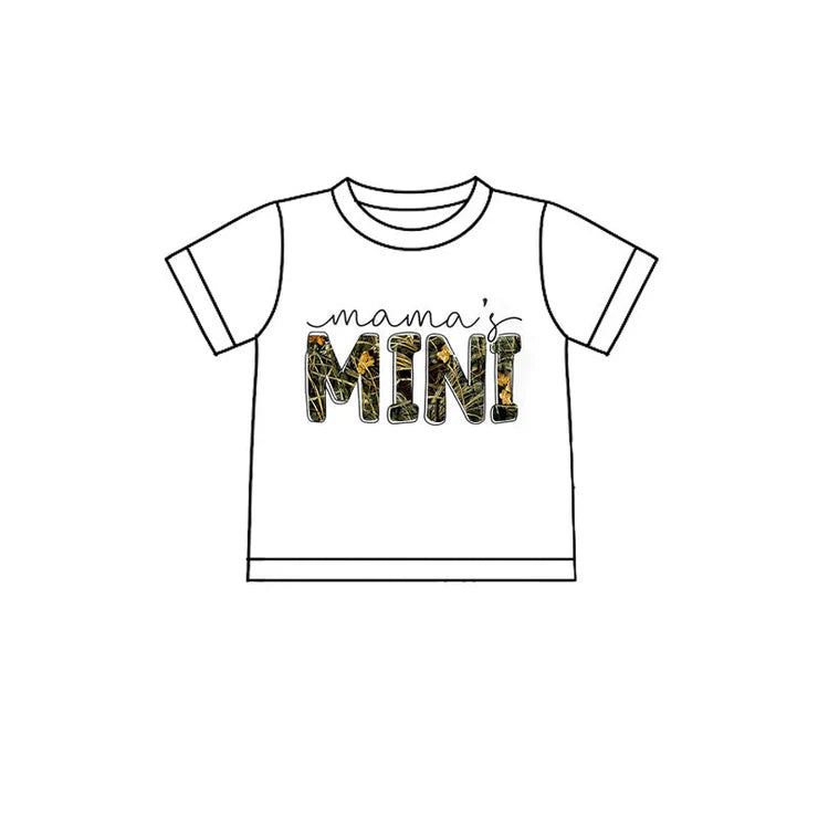 11.11 MOQ：5pcs BT1540 pre-order toddler boy clothes mama’s mini boy summer top shirt