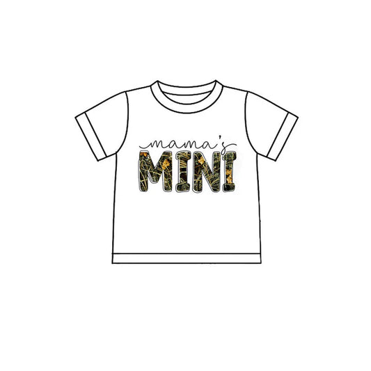 11.11 MOQ：5pcs BT1540 pre-order toddler boy clothes mama’s mini boy summer top shirt