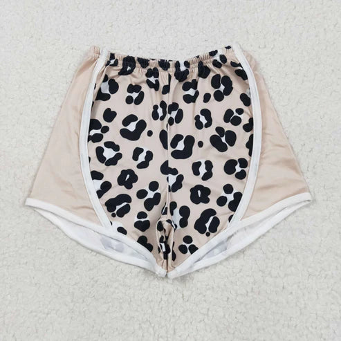 6.2  SS0526 Baby Girls Cow Print Leopard Shorts Bottoms