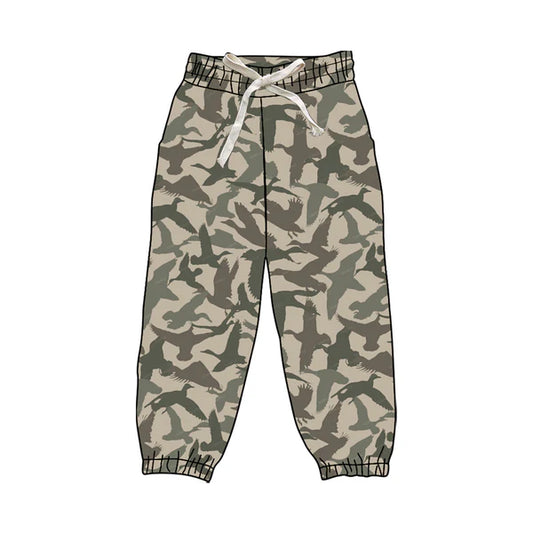8.28  P0830 Adult Women Olive Ducks Camo Yoga Jogger Bottom Preorder