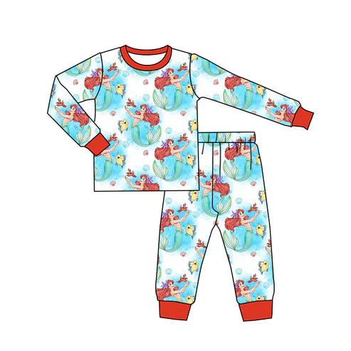 6.24 Custom Moq 3 Baby Girls Princess 12 Pants Pajamas Clothes Sets