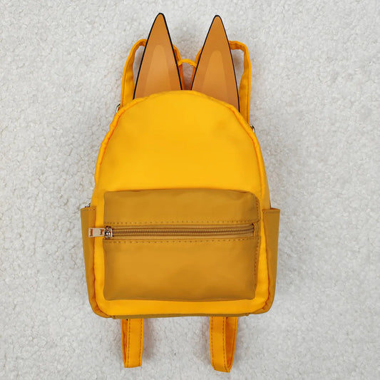 3.17 BA0282 Baby Kids Cute Orange Dog Ears Backpacks Bag