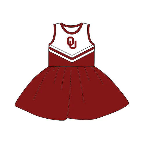 5.2 Baby Girls Team Sleeveless 5 A-Line Dresses Preorder(moq 3)