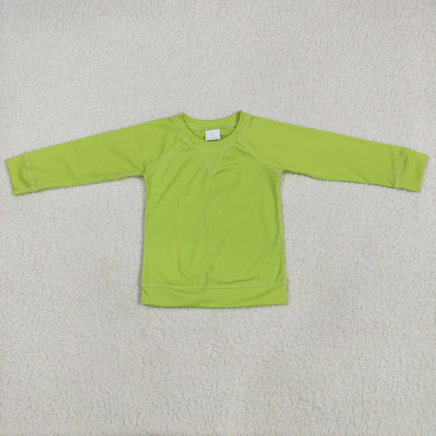 5.17 GT0971 Baby Girls Aqua Long Sleeves Yoga Shirts Top