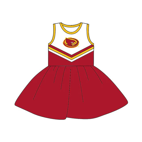 5.2 Baby Girls Team Sleeveless 8 A-Line Dresses Preorder(moq 3)