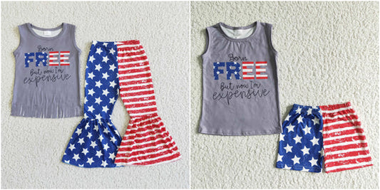 3.11  BSSO0036 kids clothing free july 4th matching set-promotion $5.5 2024.4.27
