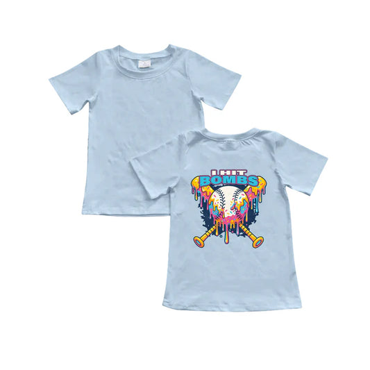 6.16 BT1251 Baby Boys Bombs Baseball Short Sleeve Tee Shirts Tops Preorder
