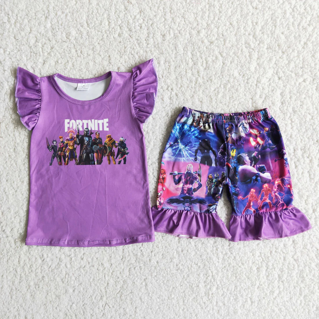 D11-28 purple flying sleeves for girls