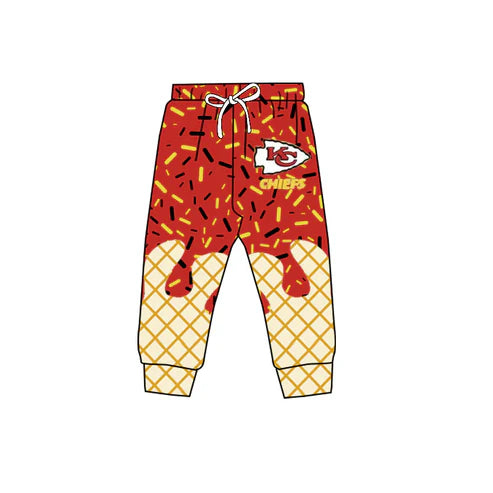 8.9 Custom Moq 5 Baby Boys Red KC Team Jogger Pants Bottoms