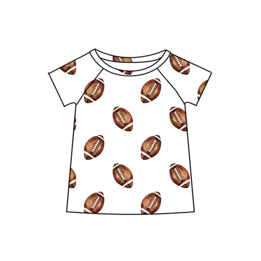 8.2 BT1311 Baby Boys Footballs Plaid Team Tee Shirts Top Preorder
