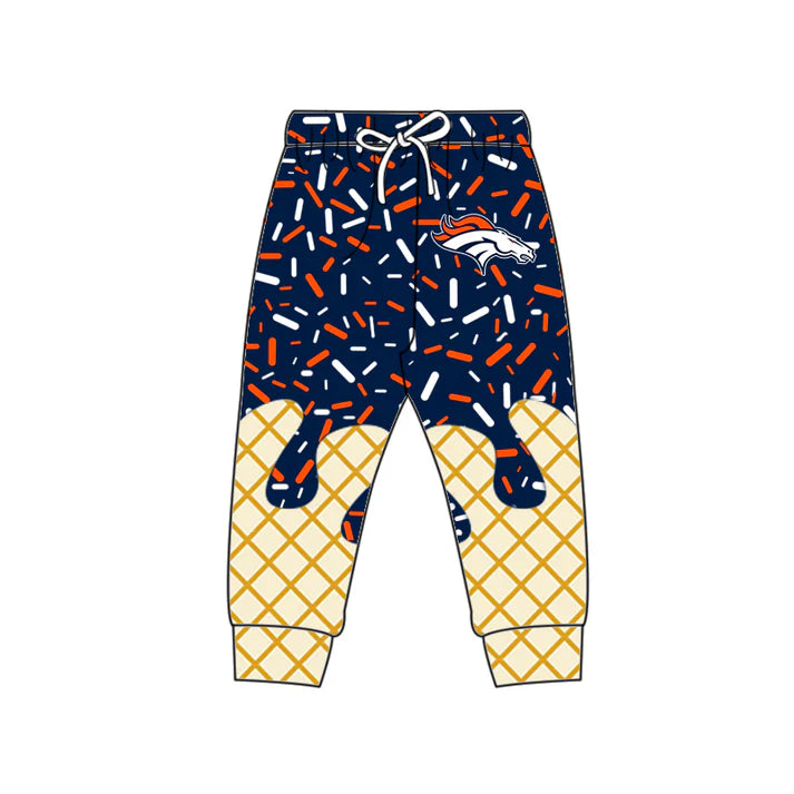 7.8 Custom Moq 3 Baby Boys BRONCOS Team Jogger Pants Bottoms