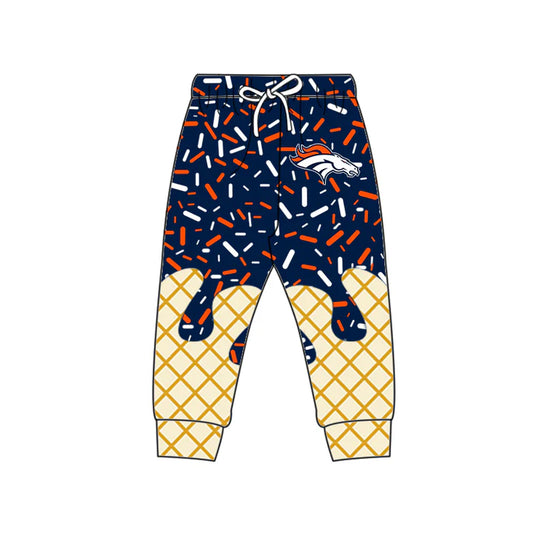 7.8 Custom Moq 3 Baby Boys BRONCOS Team Jogger Pants Bottoms