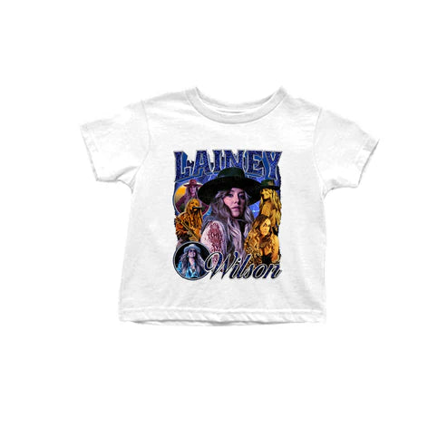 4.10 GT0980 Baby Girls Short Sleeves Singer Lainey Tee Shirts Top Preorder