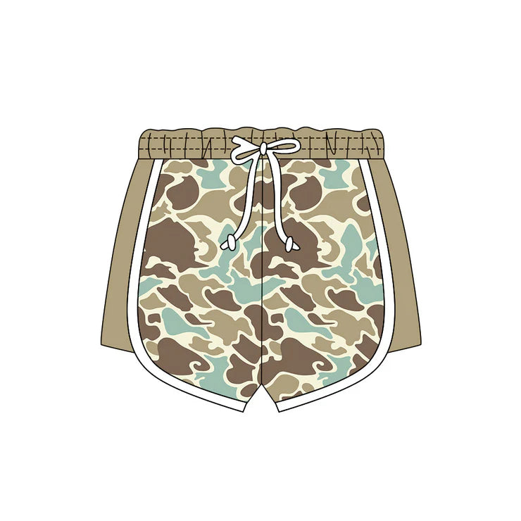11.8 MOQ：5pcs SS0741 pre-order baby boy clothes camo print boy summer shorts