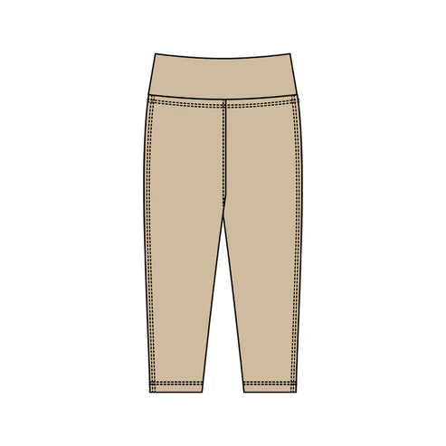 10.24  P0926 Baby Girls Khaki Yoga Leggings Pants Bottom Preorder