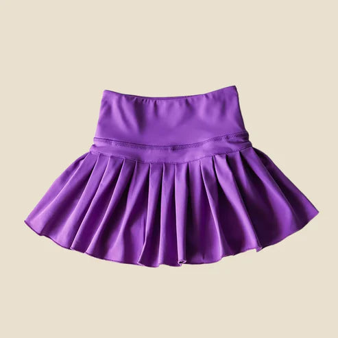 4.15   GLK0086 Baby Girls Purple Yoga Active Wear Skirt Preorder