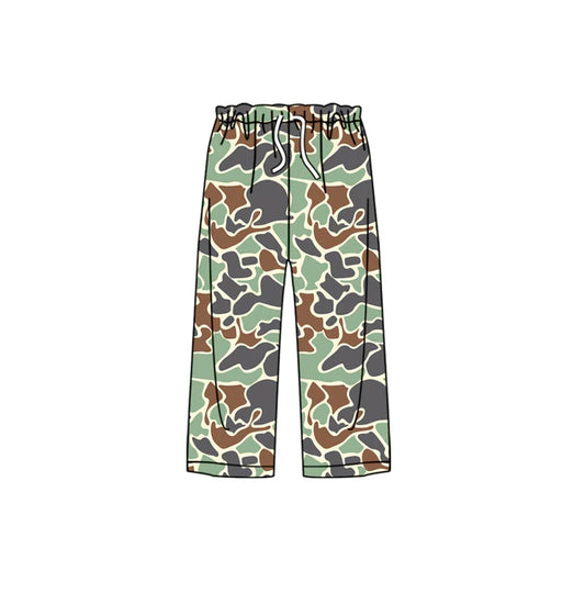 8.2 P0805 Adult Women Western Green Camo Flare Pants Preorder