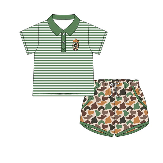 11.19 MOQ：5pcs BSSO1678 pre-order baby boy clothes carrot toddler boy easter summer outfit