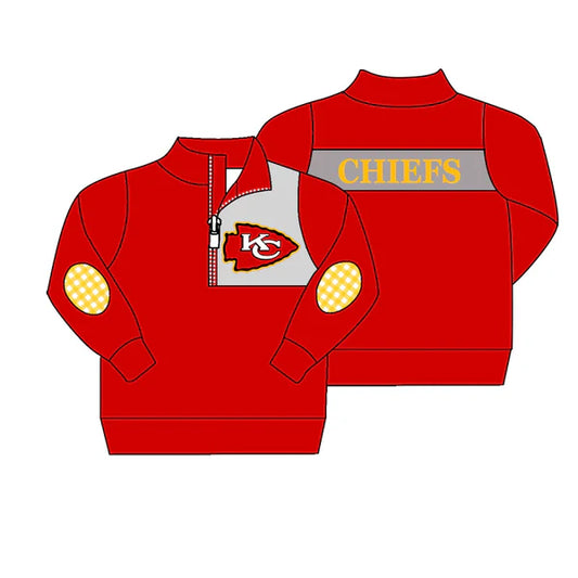4.30 Preorder moq 3 Baby Boys Team Red 2 Pullover Shirt Tee Shirts
