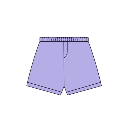 10.7  SS0670 Baby Girls Purple Yoga Shorts Bottoms Preorder