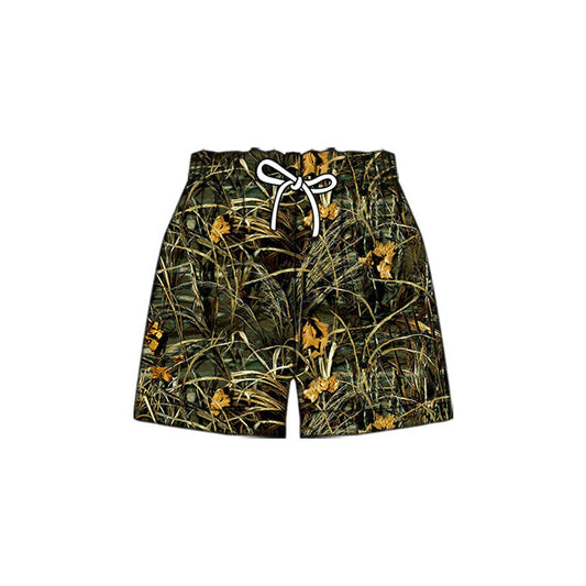 11.12 MOQ：5pcs SS0747 pre-order baby boy clothes leaves print boy summer shorts