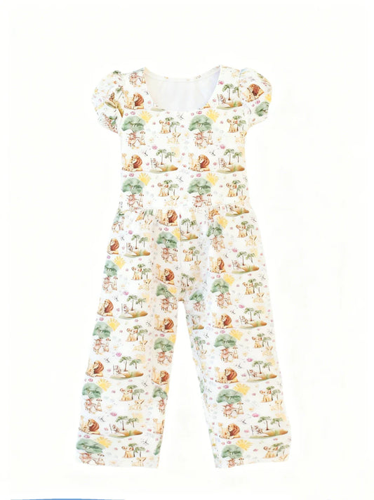 11.26 MOQ:5pcs SR3625 pre-order baby girl clothes animal girl summer jumpsuit