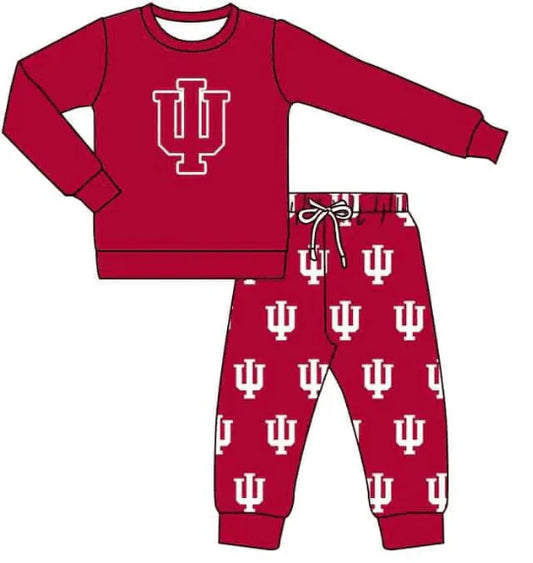5.12 baby boys custom team design long sleeve pants outfit