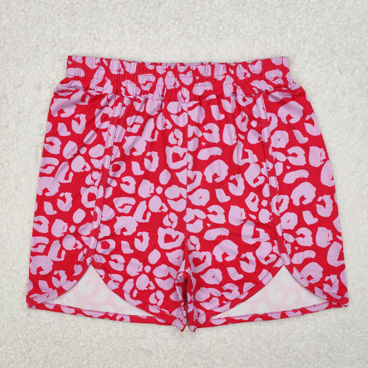 3.15 SS0382 Adult Women Pink Leopard Summer Shorts