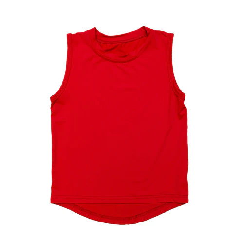4.10 GT0981 Baby Girls Red Sleeveless Vests Top Preorder