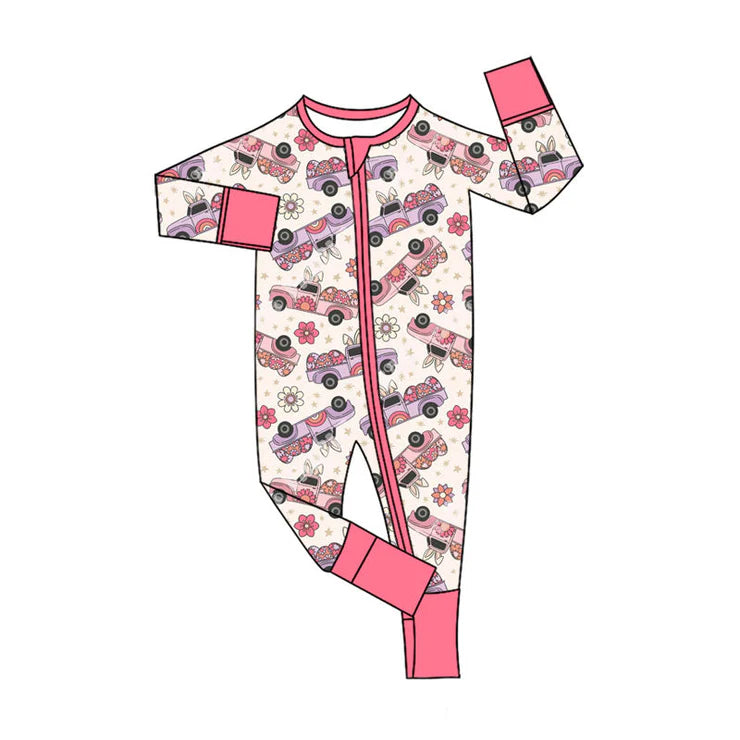 11.20 MOQ:5pcs LR2919 pre-order baby girl clothes carrot toddler girl easter winter romper
