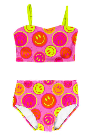 5.8 Two-piece pink swimsuit for girls