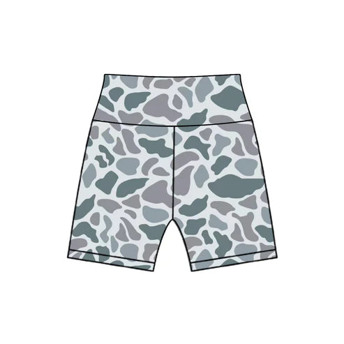 4.11 SS0543 Baby Girls Gray Camo Biking Shorts Bottoms Preorder