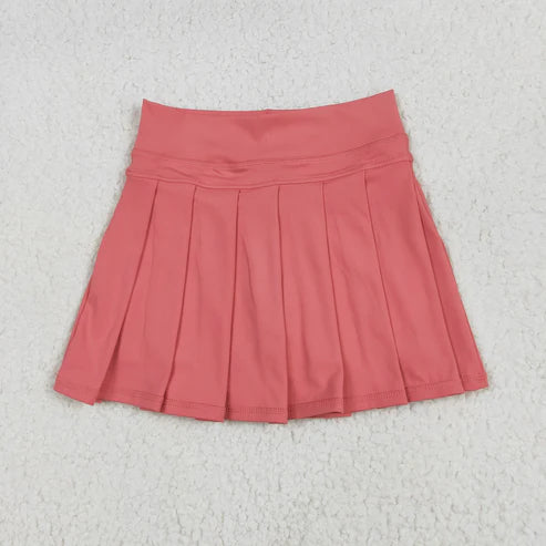 6.9 GLK0080 Baby Girls Peach Yoga Active Wear Skirt