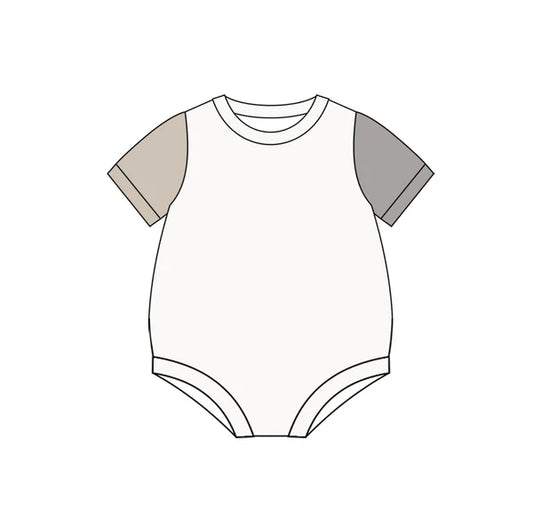 4.8  SR3016 Baby Infant Kids Gray Sleeves Rompers Preorder