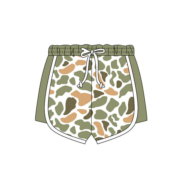 11.8 MOQ：5pcs SS0744 pre-order baby boy clothes camo print boy summer shorts