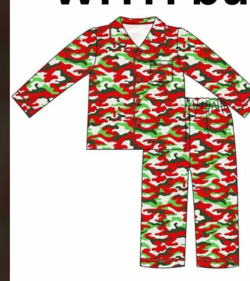 6.28 Custom order MOQ 5pcs each design bamboo adult winter pajamas set