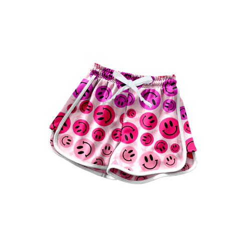 4.21  SS0603 Baby Girls Pink Smiles Summer Shorts Bottoms Preorder