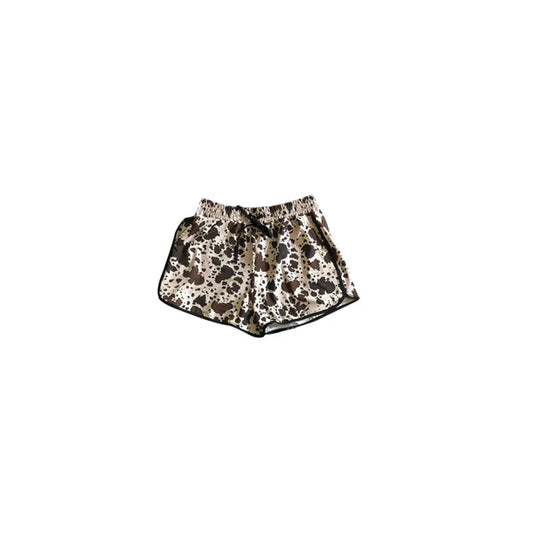 L-3.6 SS0447 Baby Girls Western Cowhide Shorts Bottoms Preorder