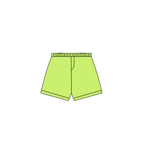 10.7  SS0666 Baby Girls Green Yoga Shorts Bottoms Preorder